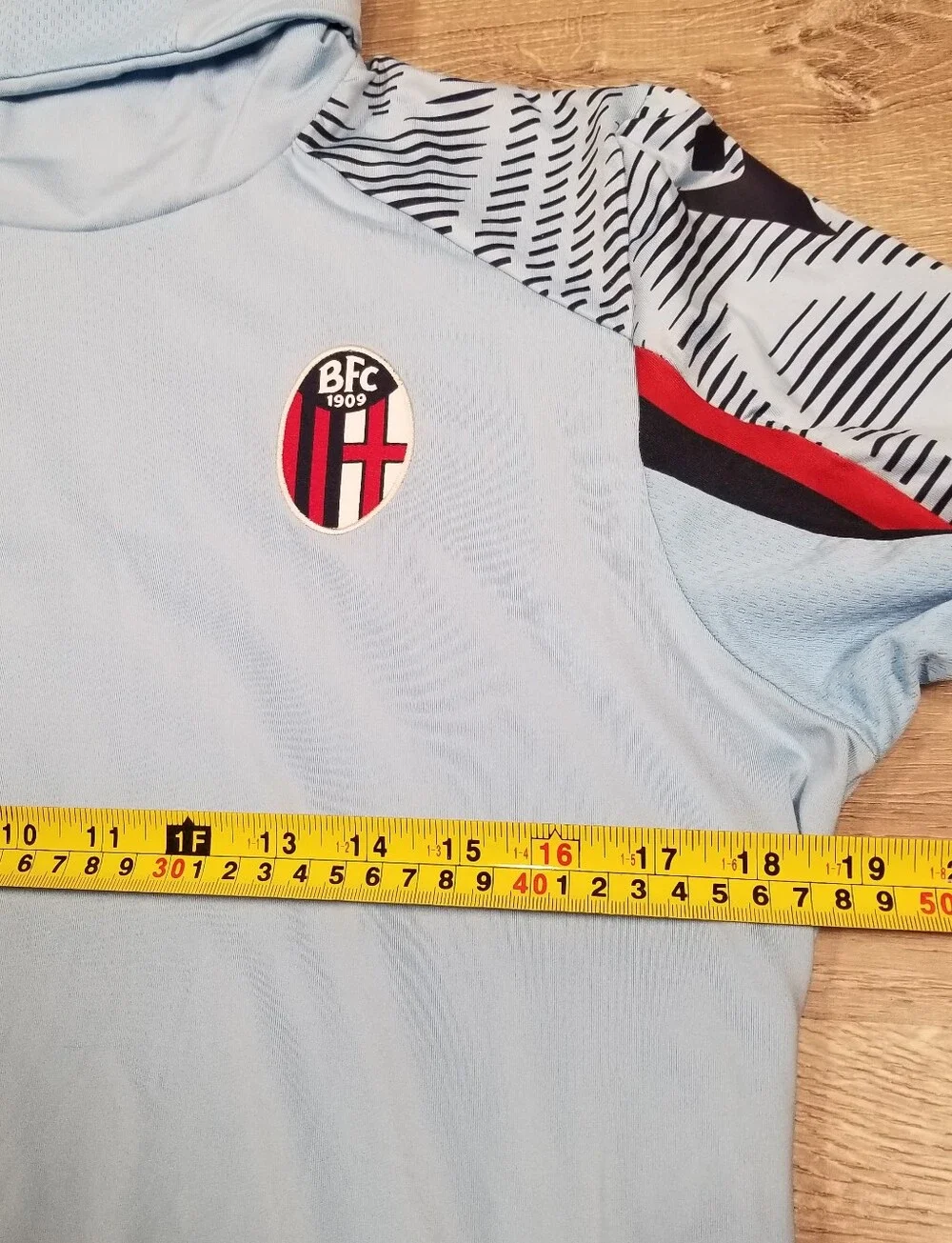 2021-22 Bologna FC Macron Drill Top Training Shirt Mens Small Soccer Futbol